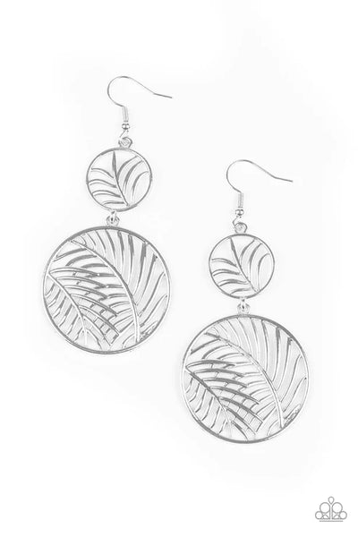 Palm Oasis ~ Silver Earrings