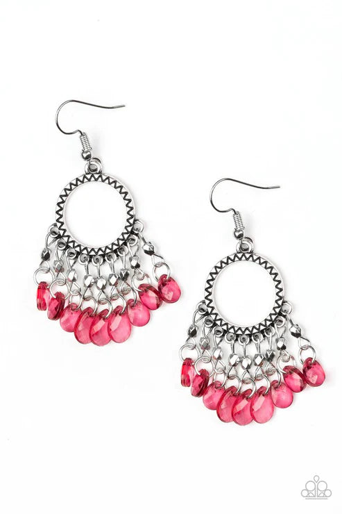 Paradise Palace ~ Red Earrings