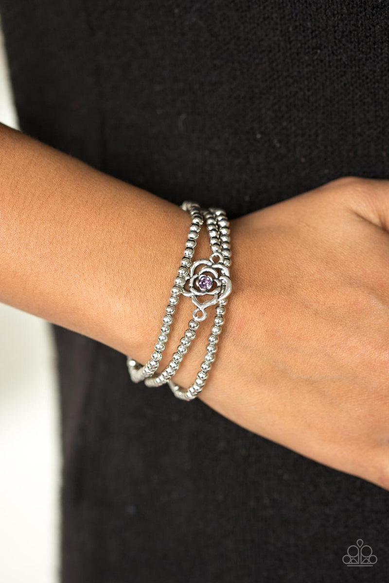 Perennial Princess ~ Purple Bracelet