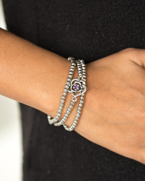 Perennial Princess ~ Purple Bracelet