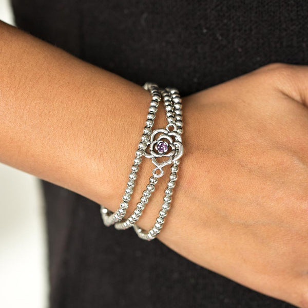 Perennial Princess ~ Purple Bracelet