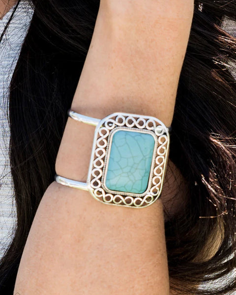 PLAINS And Simple ~ Blue Bracelet