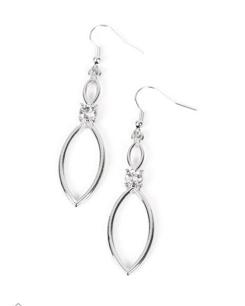 Plucked Petals ~ Silver Earrings