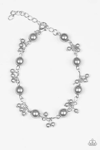 Posh In Pearls ~ Silver Bracelet