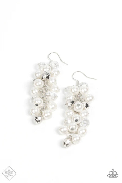 Pursuing Perfection ~ White Earrings