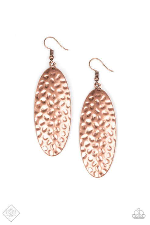 Radiantly Radiant ~ Copper Earrings