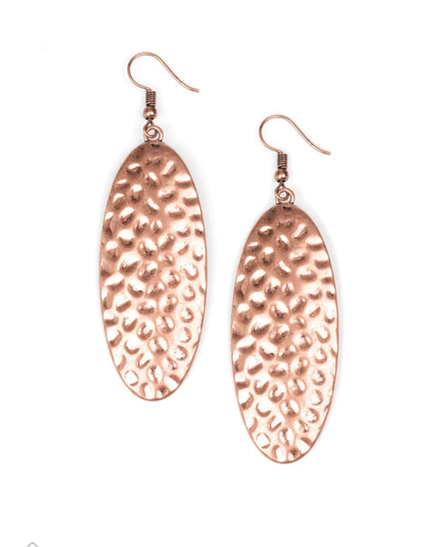 Radiantly Radiant ~ Copper Earrings