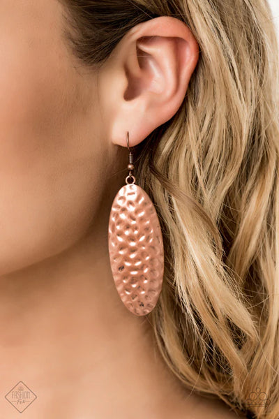 Radiantly Radiant ~ Copper Earrings