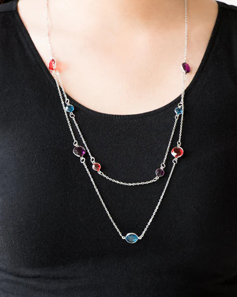 Raise Your Glass ~ Multi Necklace