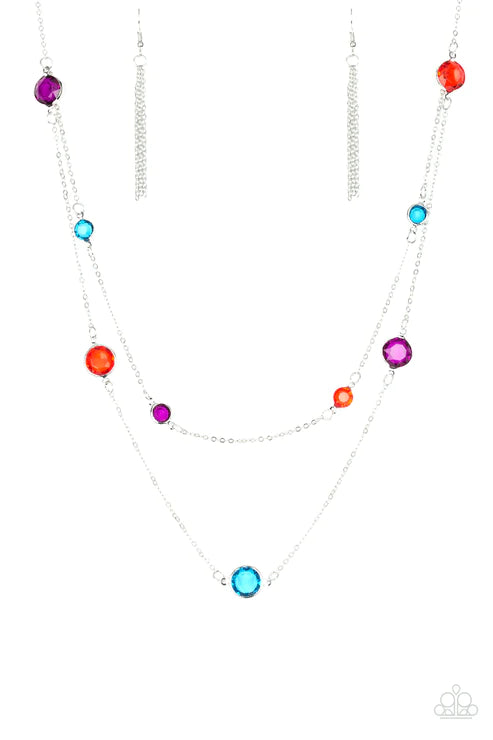 Raise Your Glass ~ Multi Necklace