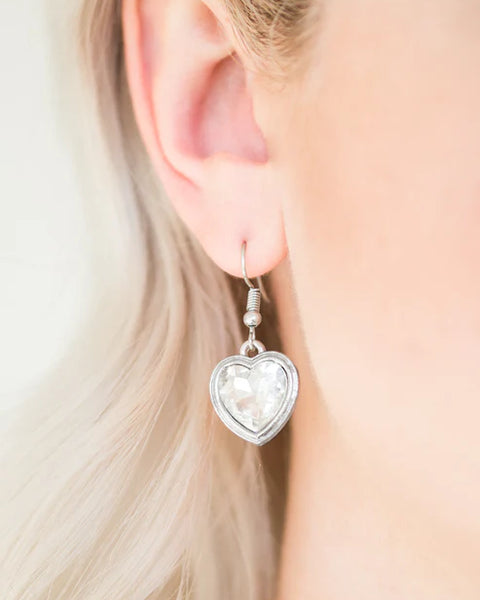 Real Romance ~ White Earrings