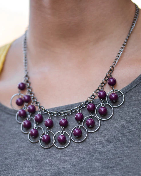 Really Rococo ~ Purple Necklace