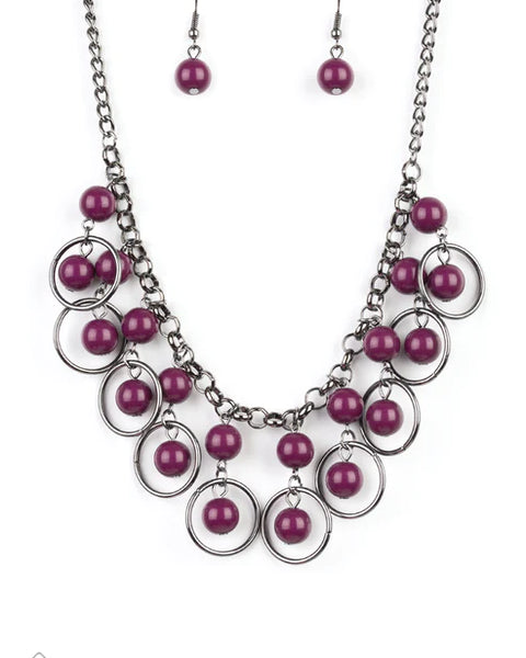 Really Rococo ~ Purple Necklace