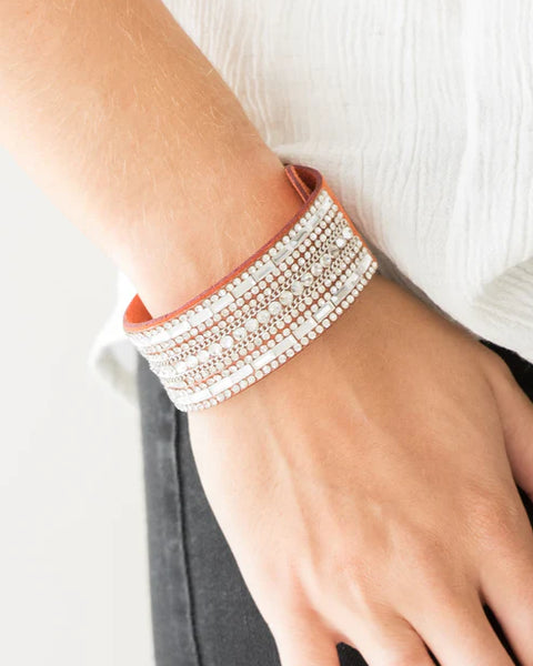 Rebel Radiance ~ Orange Bracelet