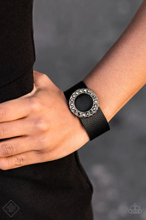 Rebel Razzle ~ Black Urban Bracelet