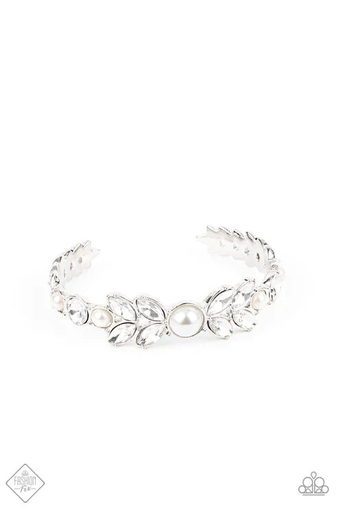 Regal Reminiscence ~ White Bracelet