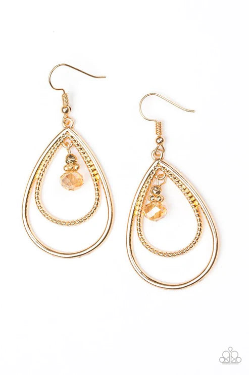 Reign On My Parade ~ Gold Earrings