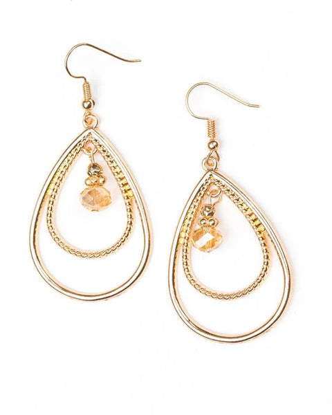 Reign On My Parade ~ Gold Earrings