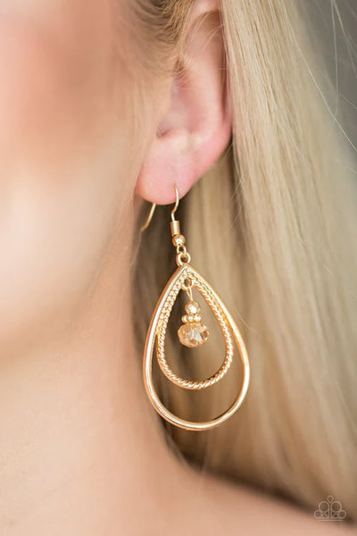 Reign On My Parade ~ Gold Earrings