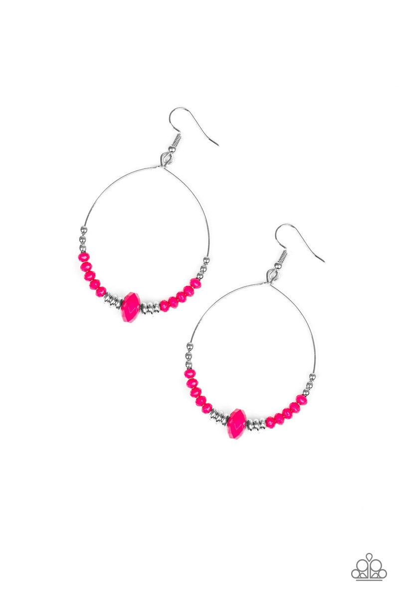 Retro Rural ~ Pink Earrings