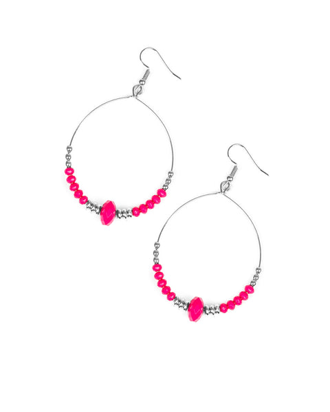 Retro Rural ~ Pink Earrings