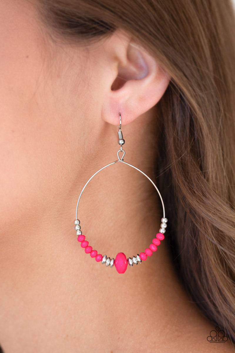 Retro Rural ~ Pink Earrings