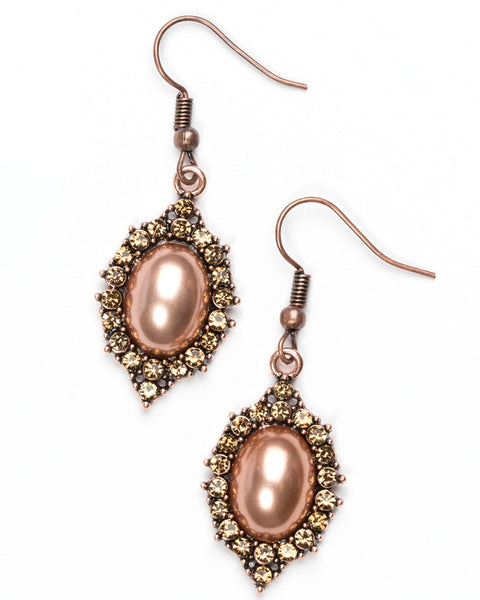 Right On Showtime ~ Copper Earrings