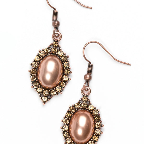 Right On Showtime ~ Copper Earrings