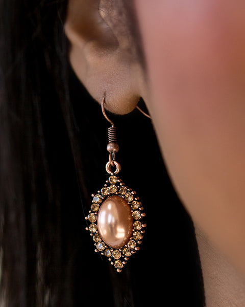 Right On Showtime ~ Copper Earrings