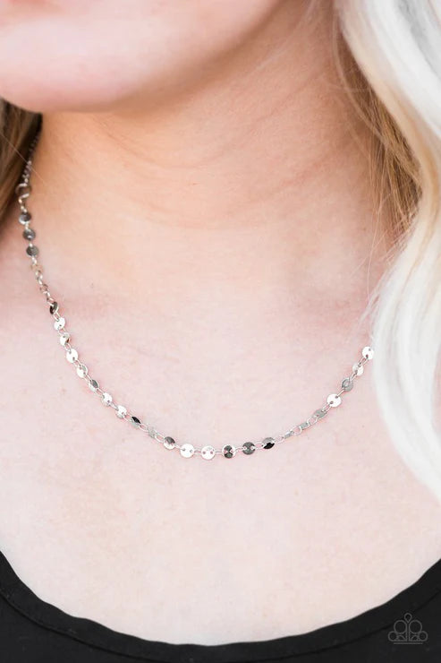 Right On The Spotlight ~ Silver Necklace