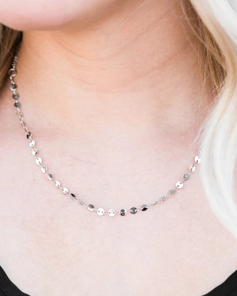 Right On The Spotlight ~ Silver Necklace