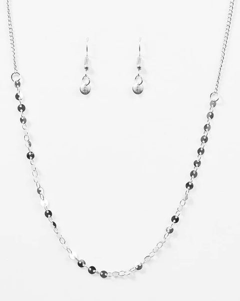 Right On The Spotlight ~ Silver Necklace