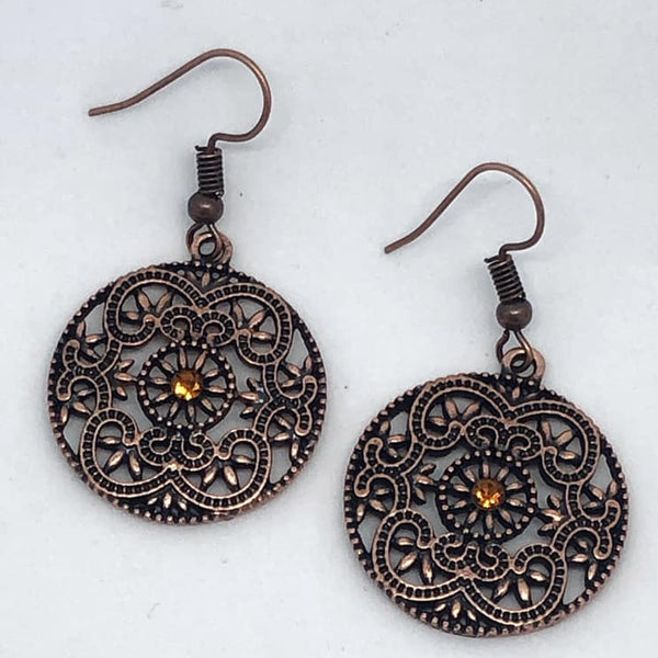 Rochester Royale ~ Copper Earrings