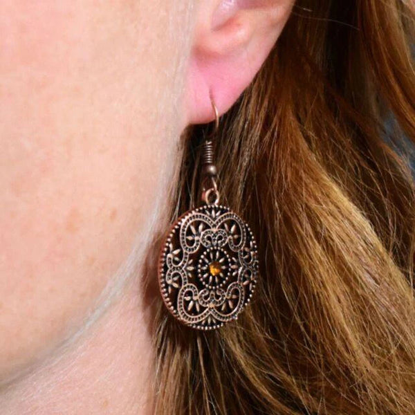 Rochester Royale ~ Copper Earrings