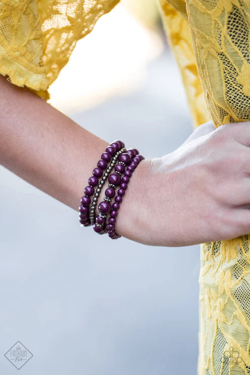 Rockin Rococo ~ Purple Bracelet