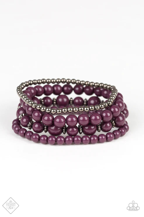 Rockin Rococo ~ Purple Bracelet