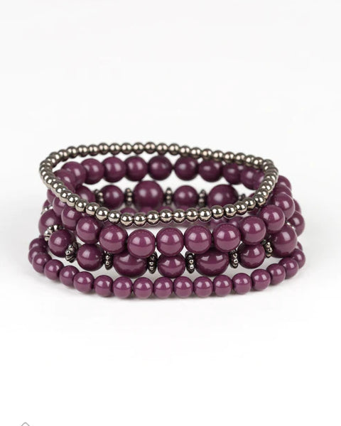 Rockin Rococo ~ Purple Bracelet