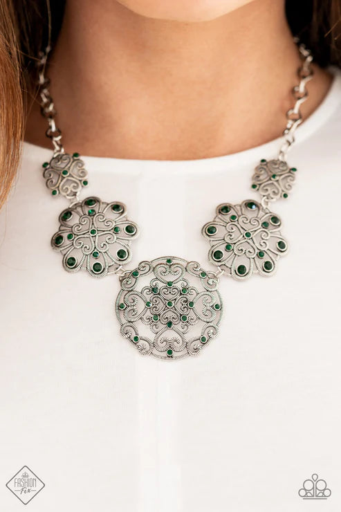 Royally Romantic ~ Green Necklace