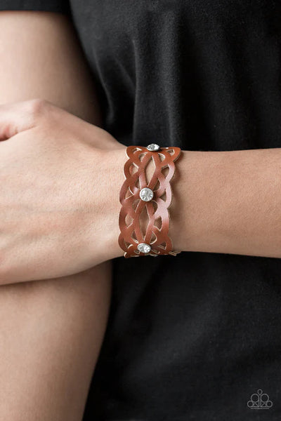 Runaway Radiance ~ Brown Urban Bracelet