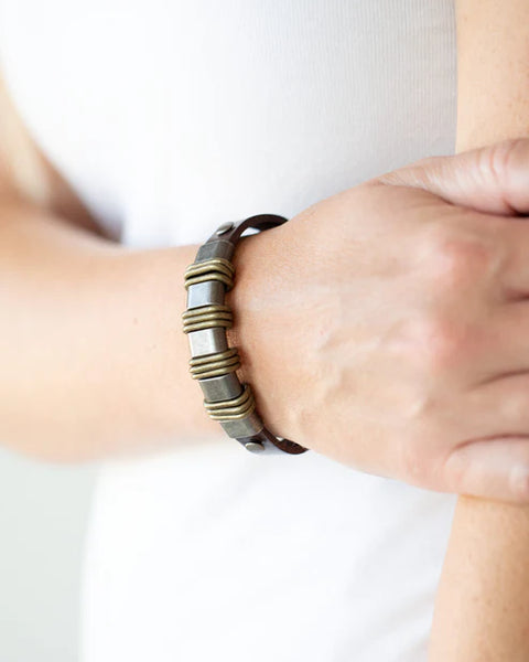 Rural Explorer ~ Brown Bracelet