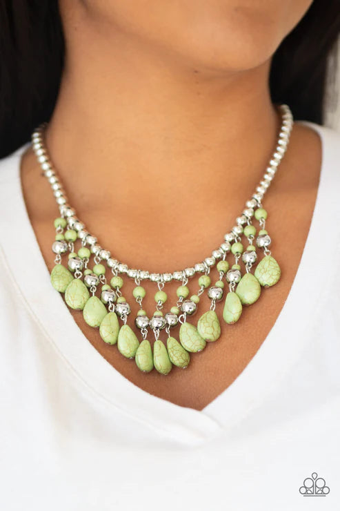 Rural Revival ~ Green Necklace