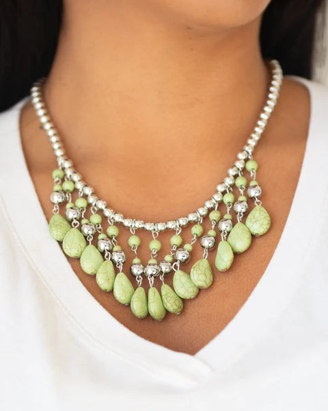 Rural Revival ~ Green Necklace