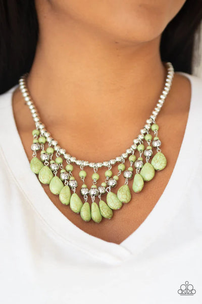 Rural Revival ~ Green Necklace