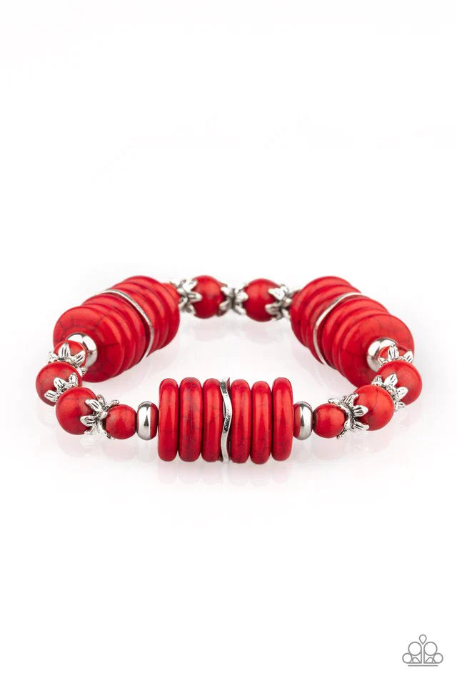 Sagebrush Serenade ~ Red Bracelet