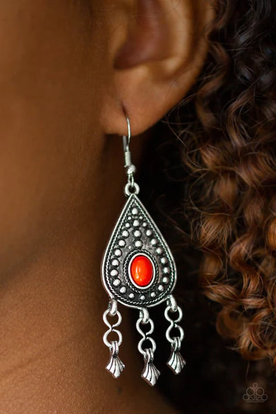 Sahara Song ~ Red Earrings