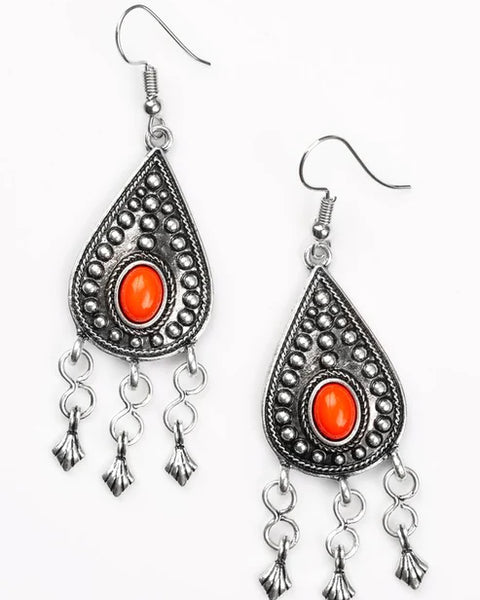 Sahara Song ~ Red Earrings