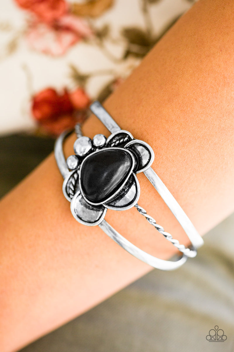 Sahara Sunflowers ~ Black Bracelet