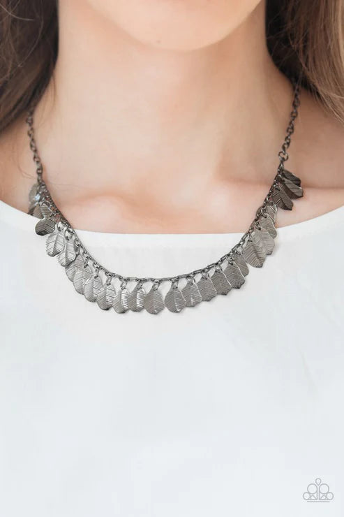 Sail Across The Sky ~ Black Necklace