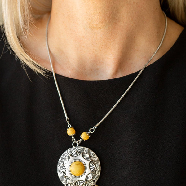 Santa Fe Garden ~ Yellow Necklace