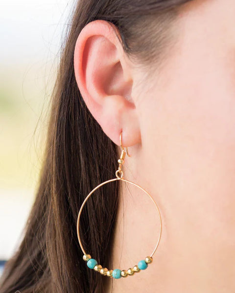 Say A Little PRAIRIE ~ Gold Earrings